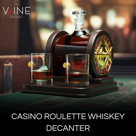 Casino Roulette Whiskey Decanter
