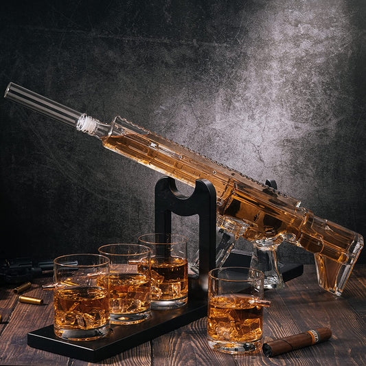 AR15 Whiskey Gun Decanter Set