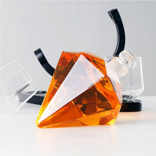 Whiskey Wine Set Suit Diamond Type Wine Bottle Wine Glass
