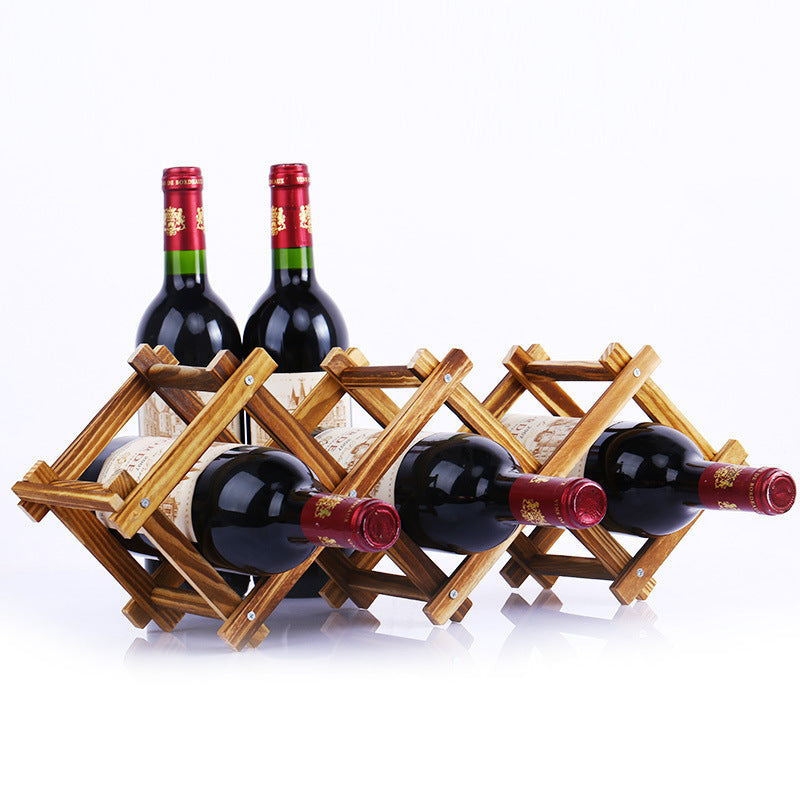 Creative Collapsible Wine Rack