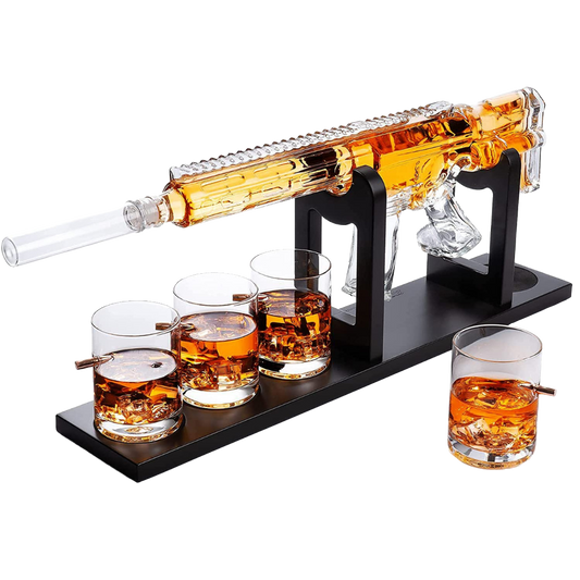 AR15 Whiskey Gun Decanter Set