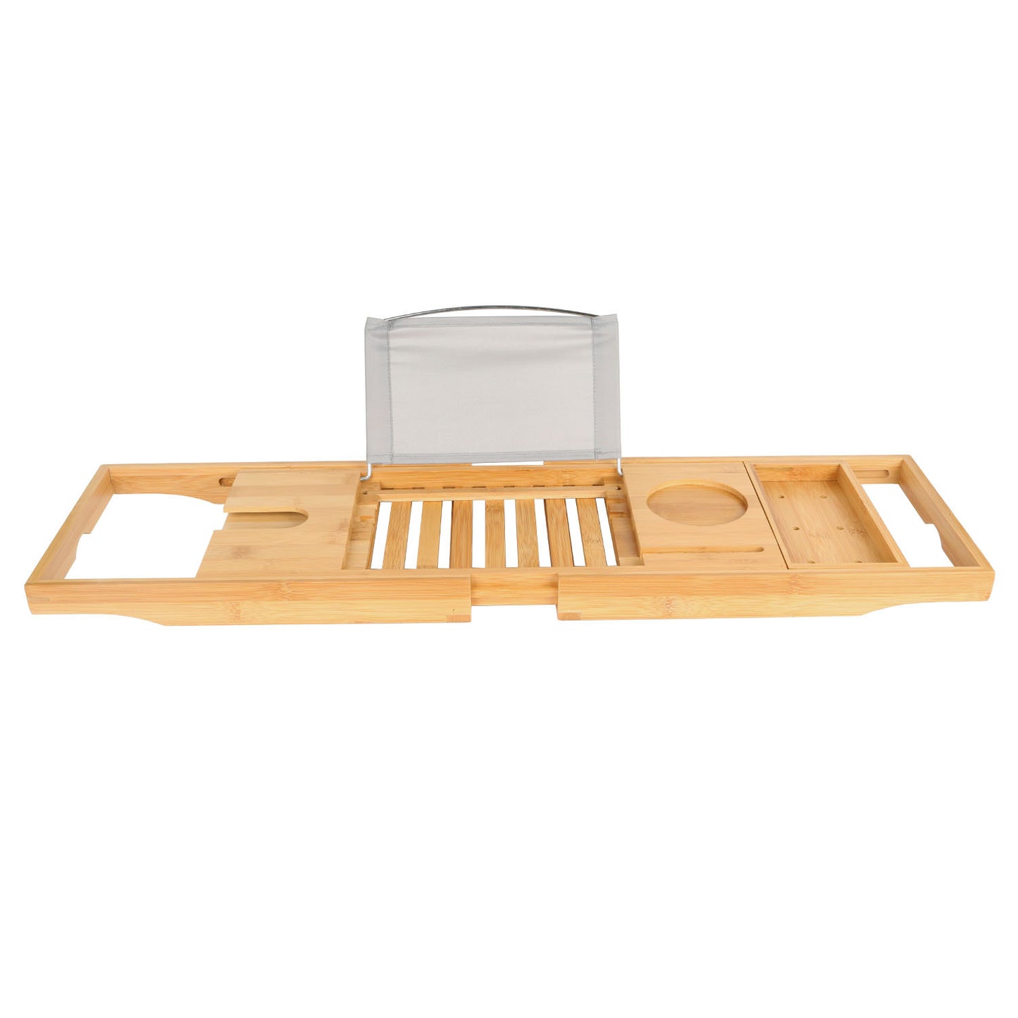 Bathtub Caddy Tray Crafted Bamboo Bath Tray Table