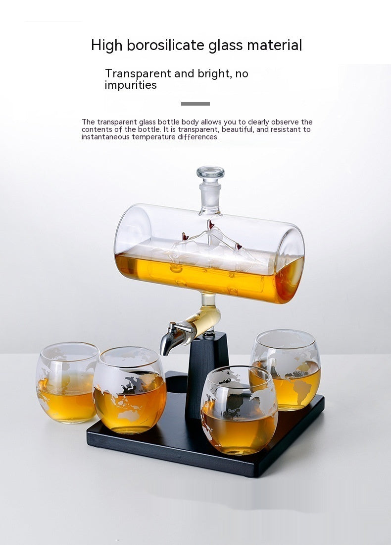Whiskey Wine Set Suit Vodka Wine Cabinet