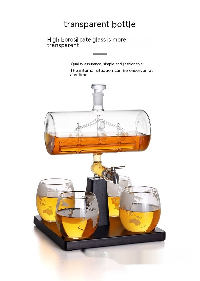 Whiskey Wine Set Suit Vodka Wine Cabinet