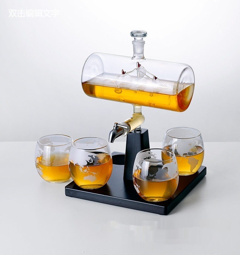 Whiskey Wine Set Suit Vodka Wine Cabinet