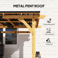 Outdoor Hardtop Grill Gazebo With Metal Roof