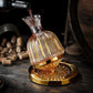 European-style Gold Crystal Glass Red Wine Goblet Suit