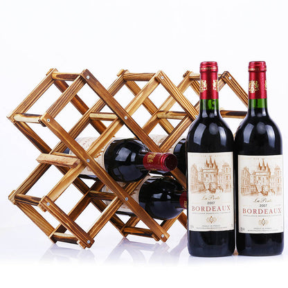 Creative Collapsible Wine Rack