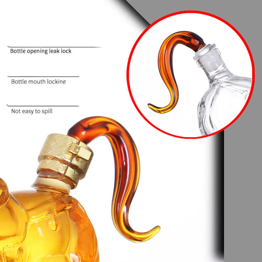 High Borosilicate Glass Craft Wine Bottle