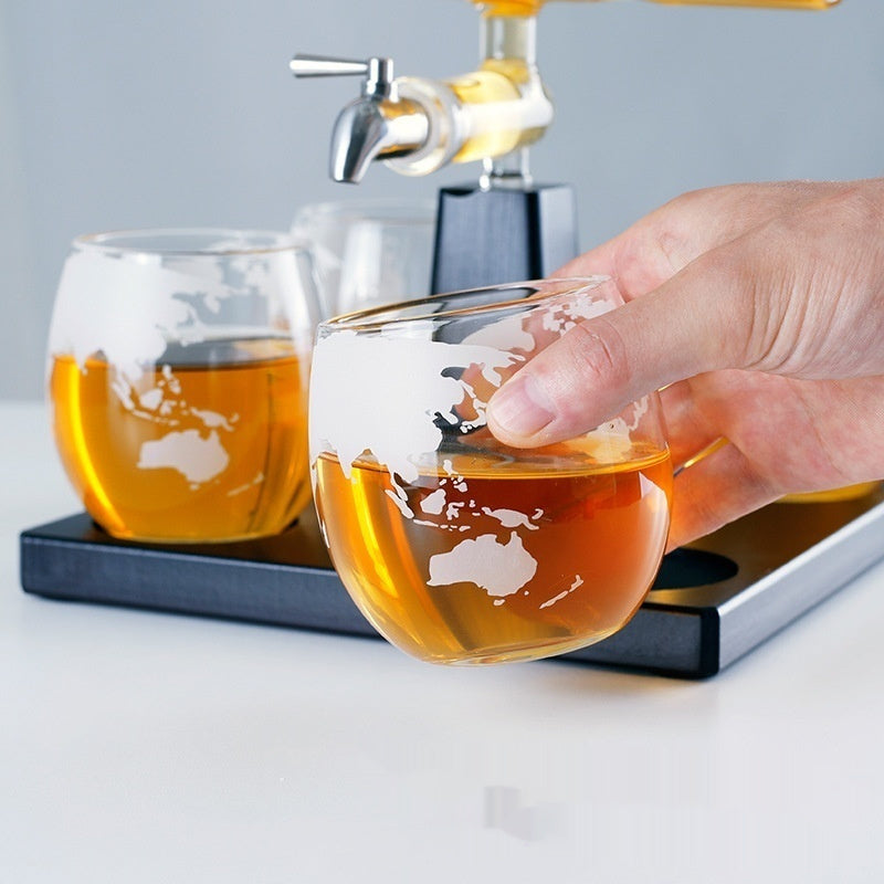 Whiskey Wine Set Suit Vodka Wine Cabinet
