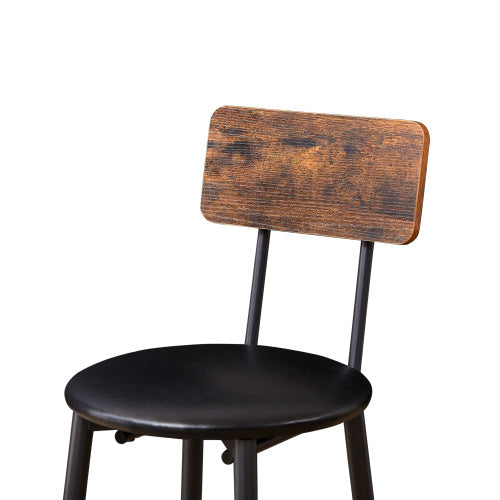 Bar Table Set With 2 Bar Stools