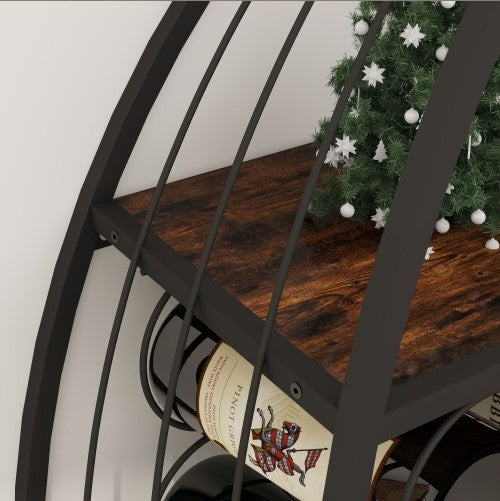 Two-piece Sailboat Shaped Wine Cabinet Rack