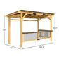 Outdoor Hardtop Grill Gazebo With Metal Roof