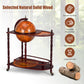 Vintage Globe Rolling Wine Bar Cart