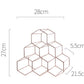 Creative Geometric Wine Rack
