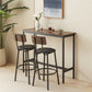 Bar Table Set With 2 Bar Stools