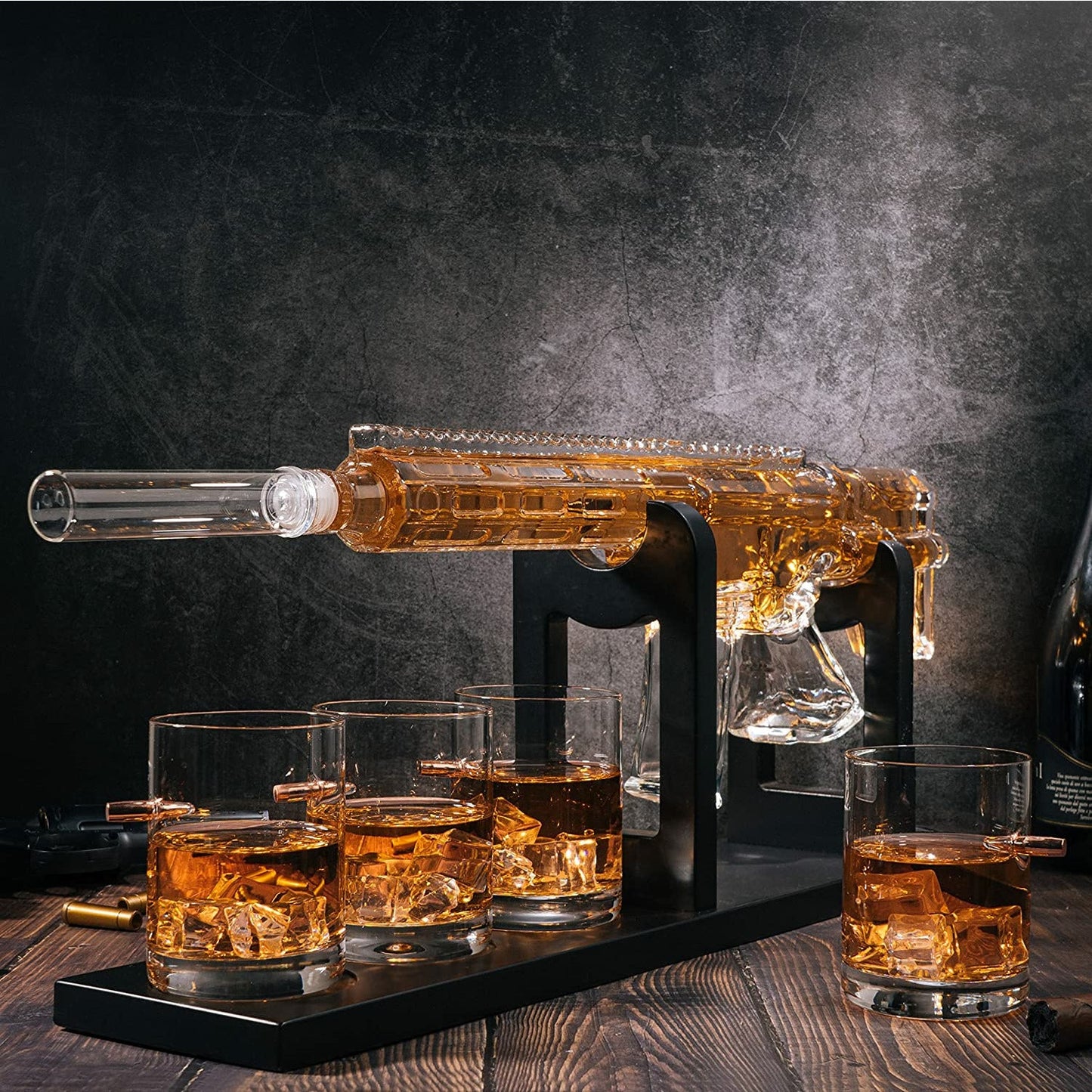 AR15 Whiskey Gun Decanter Set