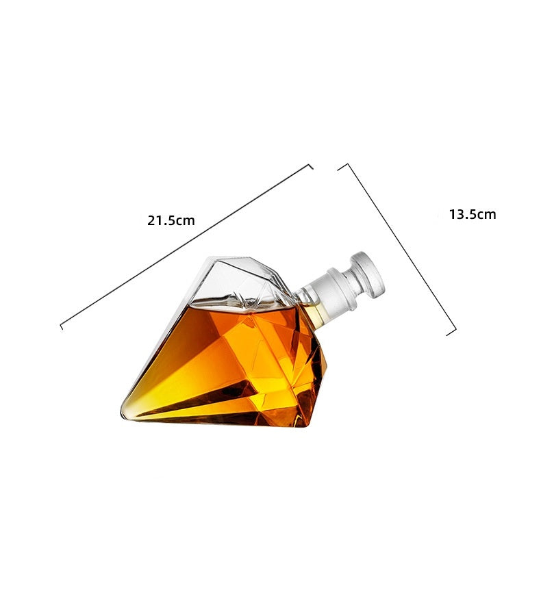 Whiskey Wine Set Suit Diamond Type Wine Bottle Wine Glass