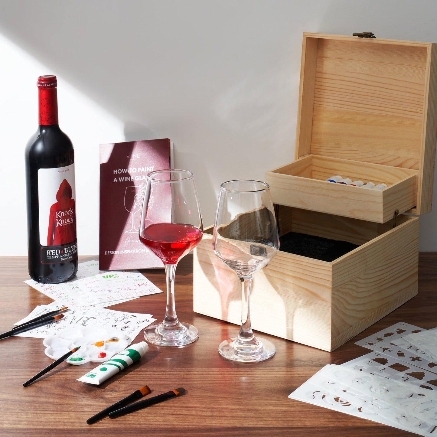 Wine Glass Painting Gift Set