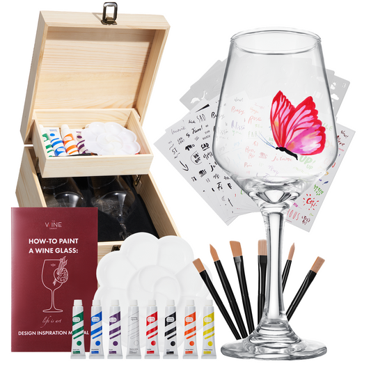 Wine Glass Painting Gift Set