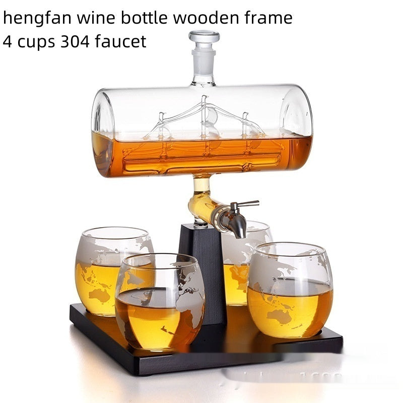 Whiskey Wine Set Suit Vodka Wine Cabinet