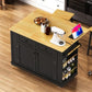 Large Kitchen Island With 2 Bar Stools