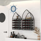 Two-piece Sailboat Shaped Wine Cabinet Rack