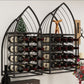 Two-piece Sailboat Shaped Wine Cabinet Rack