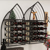 Two-piece Sailboat Shaped Wine Cabinet Rack