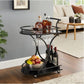 2-Tier Bar Cart Wine Cart Trolley For Living Room