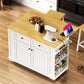 Large Kitchen Island With 2 Bar Stools