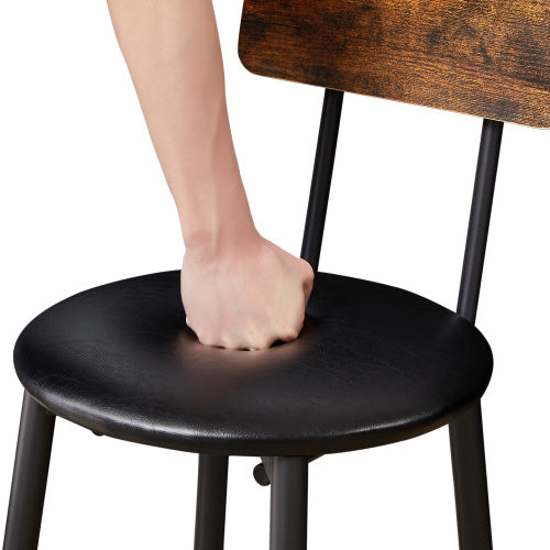 Bar Table Set With 2 Bar Stools