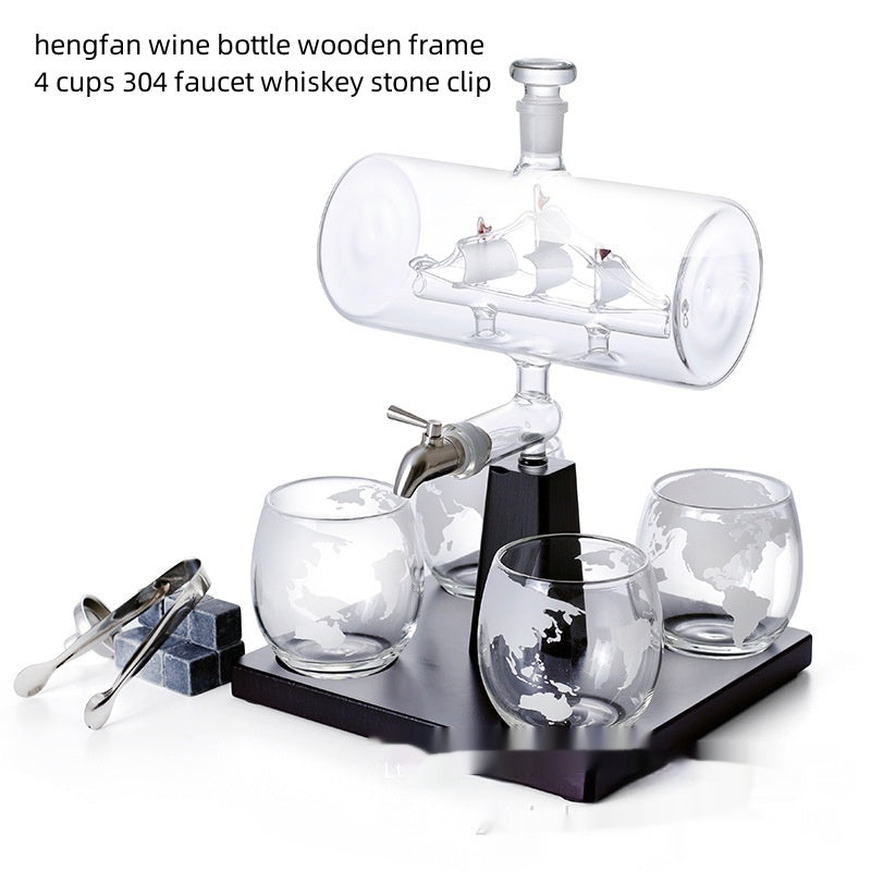 Whiskey Wine Set Suit Vodka Wine Cabinet