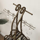 Cello Shape Wine Bakers Rack