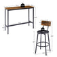 Bar Table Set With 2 Bar Stools
